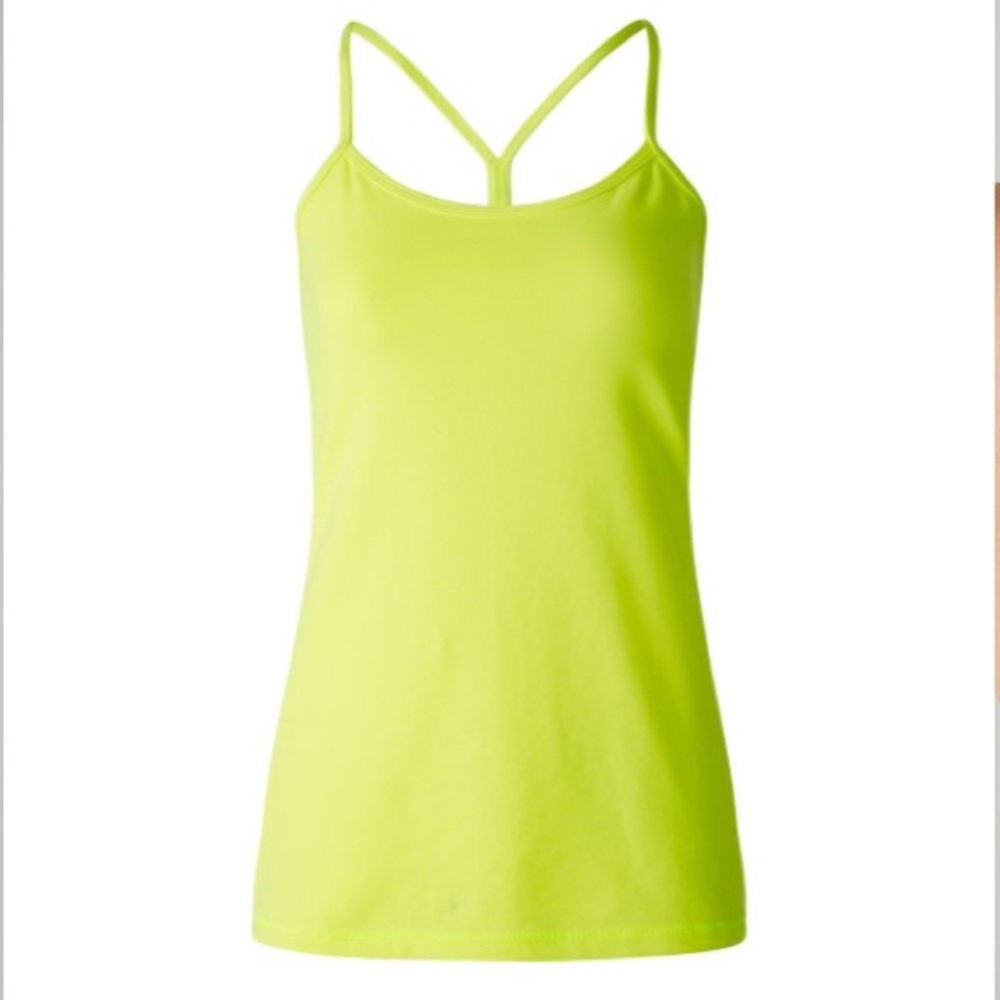 Lululemon Yellow Power Y tank top